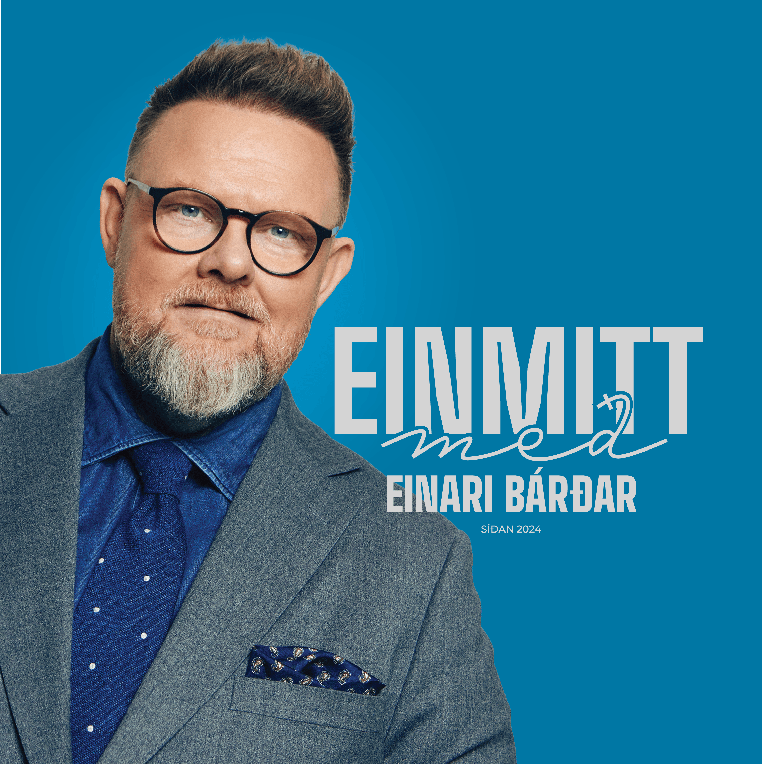 Forsíðumynd fyrir hlaðvarpið Einmitt / Menn eins og við